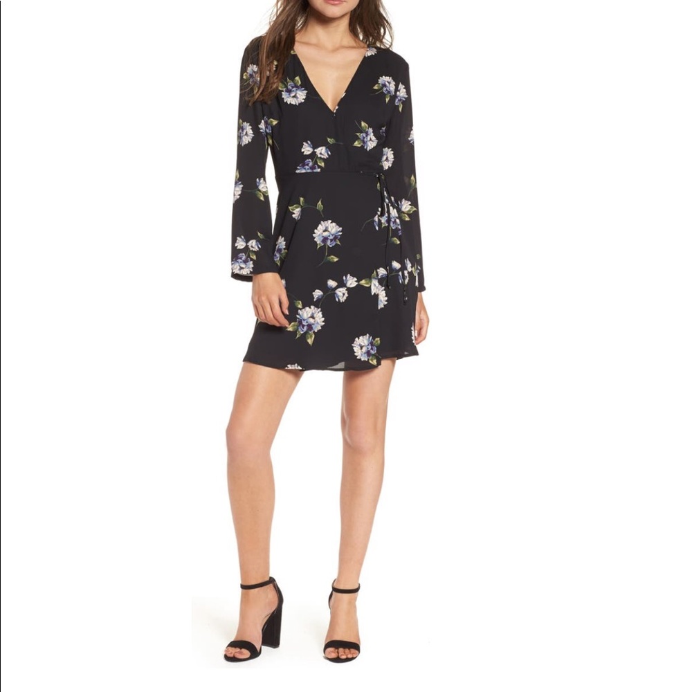 Floral Wrap Dress